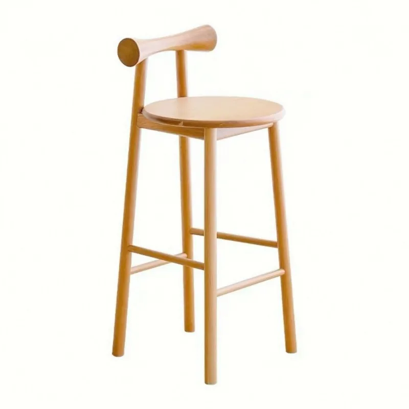 

Cherry bar chair, modern home high stool, butterfly back chair