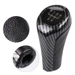 Car 5 6 Speed Leather Gear Stick Shift Knob Fit For BMW 1 3 5 6 Series E46 E53 E60 E61 E63 E81 E82 E83 E84 E87 E90 E91 E92