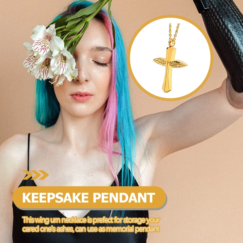 

for Ashes Keepsake Memorial Jewelry Women Cremation Pendant Keepsake Necklace For Ashes Storage Human