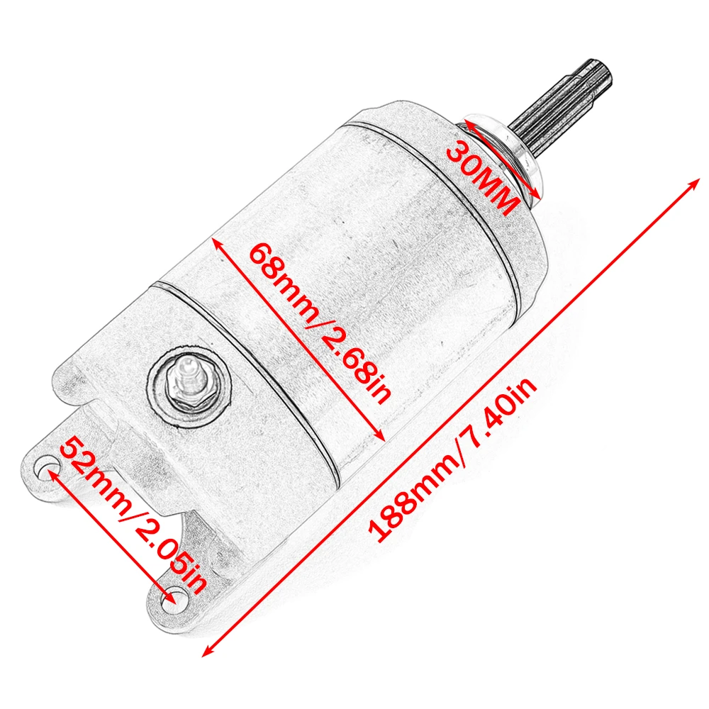 モーターサイクルスターターモーター,ホンダ用,31200-hn1-000,31200-hn1-a41,trx400ex,trx400x,sportrax,400 ex,400 x,xr400l,cb400ss
