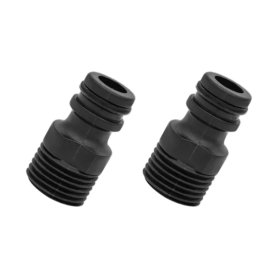 2Pcs BSP Threaded Tap Adaptor Garden Water Hose Quick Pipe Connector Fitting Universal Hose Pipe Extension Accessories