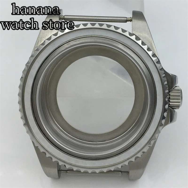 BLIGER 43mm Diving silver case Sapphire glass for NH35 NH36 NH34 ETA2824 2836 Miyota8215 mingzhu DG2813 3804 PT5000 movement