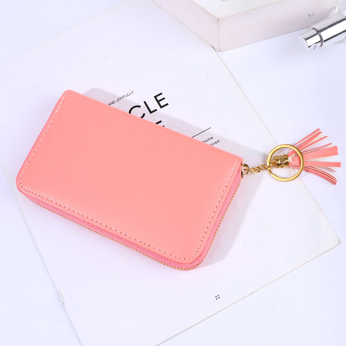 Vorlage Kartenhalter Reißverschluss Stempelplatte Organizer Fall Frauen Mädchen Rosa Tasche für Kunstplatten Nail Art Platten Fall