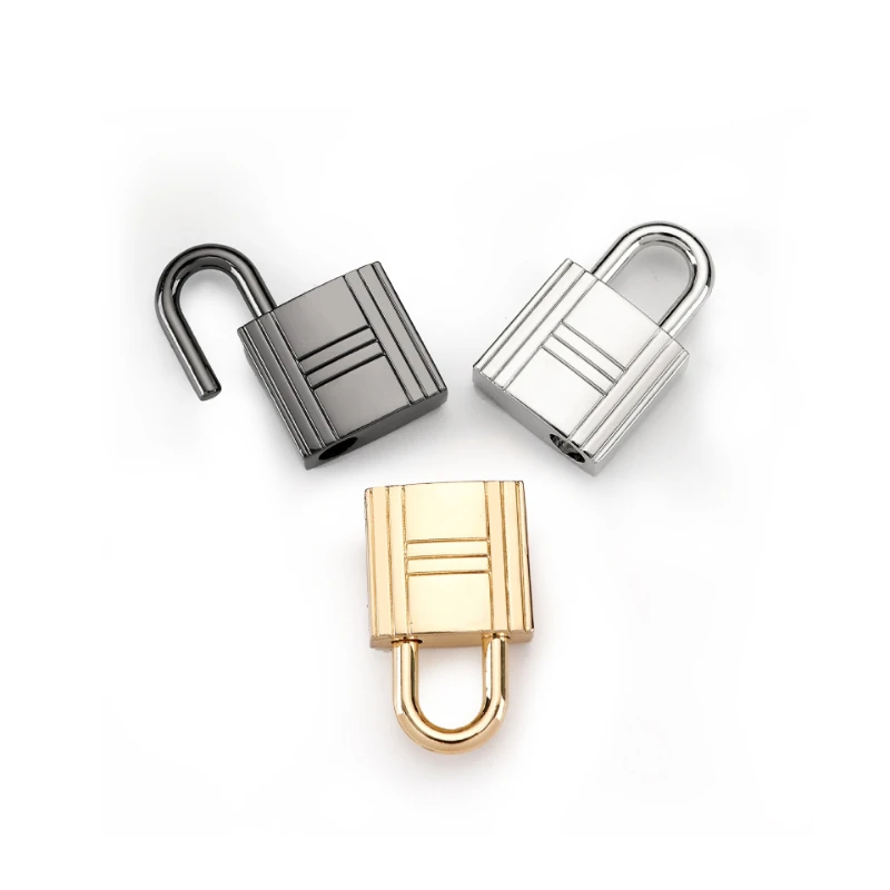 1Pcs Metal Keys Padlocks For Luggage Square Lock Clasp DIY Bags Handbags Hardware Decorative Buckle Accessories 2022 New