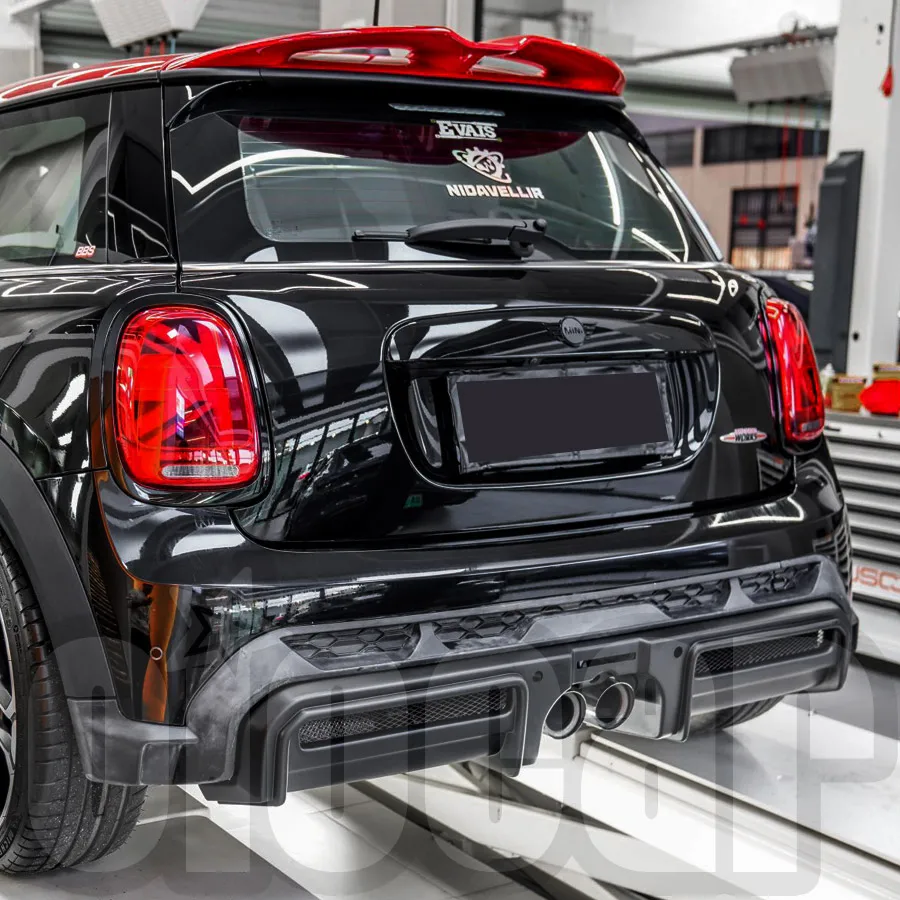 AG Style Dry Carbon Fiber Rear Diffuser for F56 F57 LCI Mini Cooper JCW