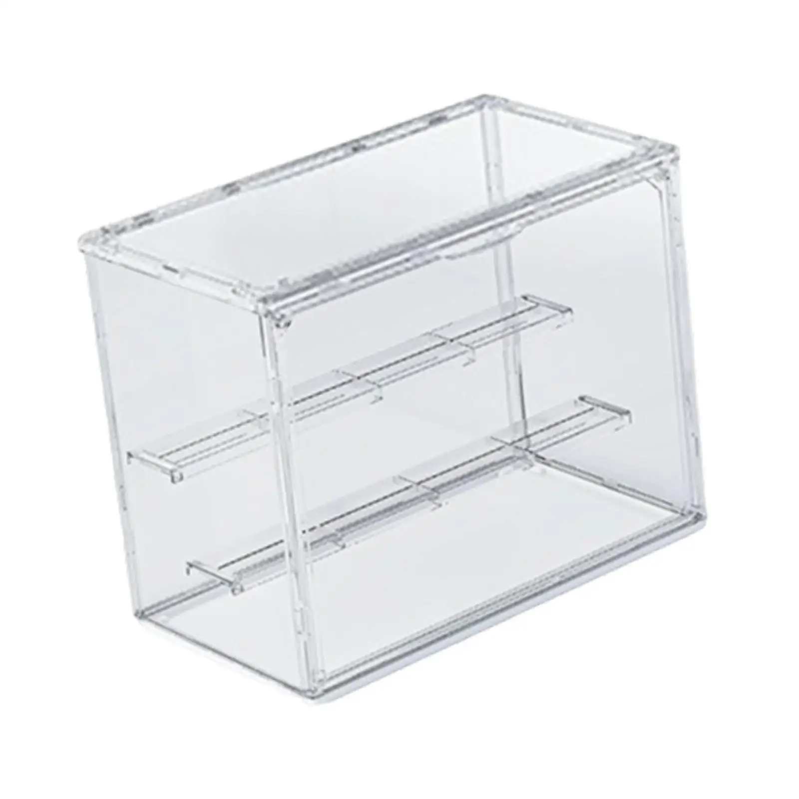 Figure Display Case Dustproof Door Toys Miniature Figurines Statue Doll Storage Box Action Figure Display Shelf Display Stand