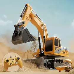 Large alloy remote control excavator toy car, little boy electric excavator, car engineering vehicle, children's shovel