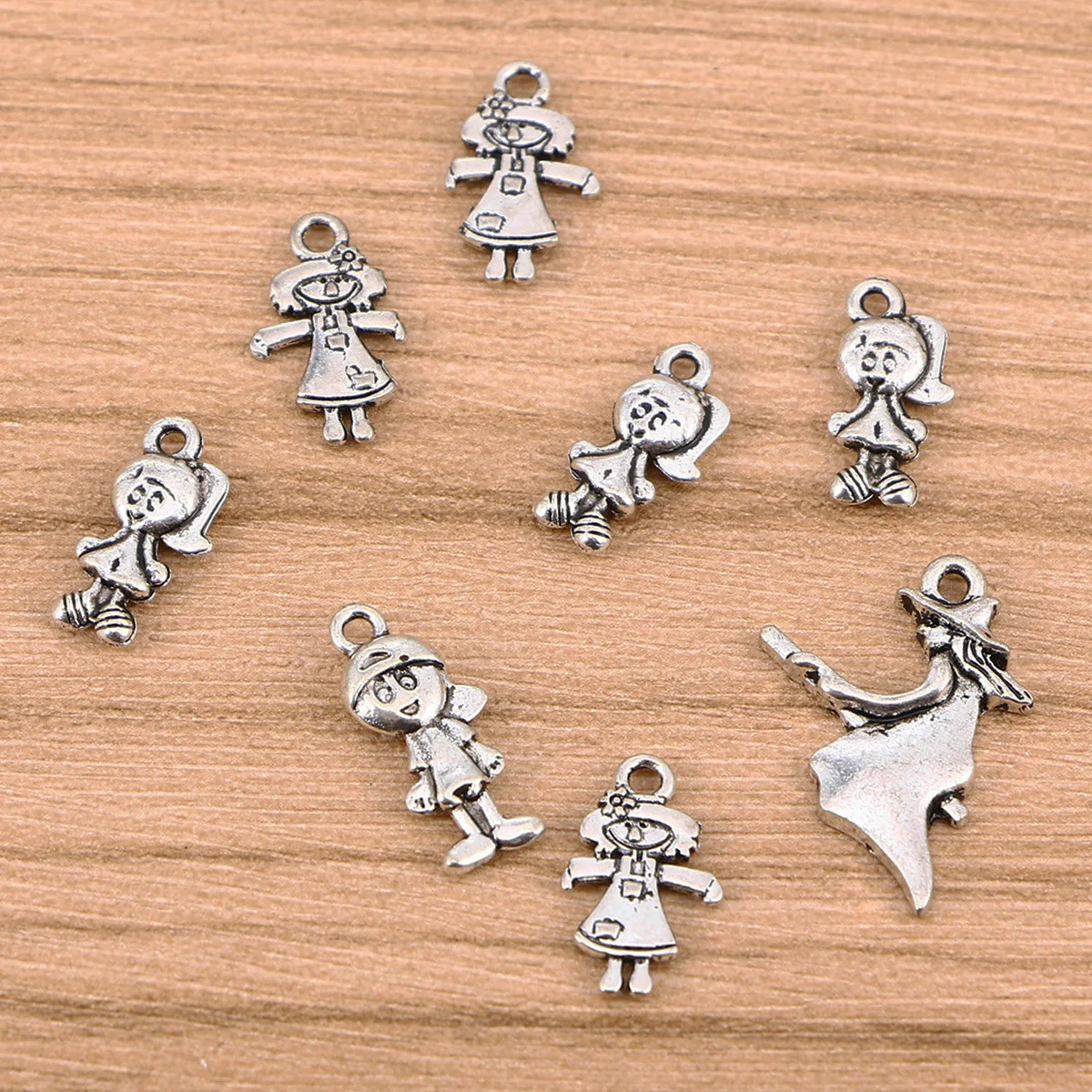 

50 шт. DIY тибетские серебряные подвески подвески металлические бусины для ювелирных изделий ручной работы браслет ожерелье брелок Декор тибетские серебряные подвески