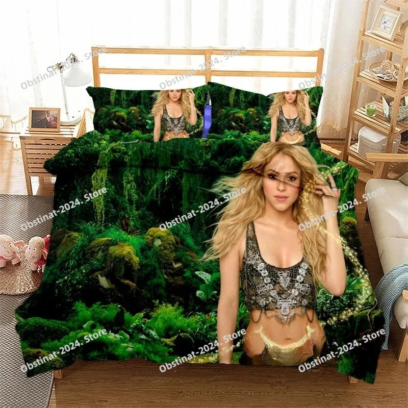 

Singer Shakira Bedding Sets Exquisite Bed Supplies Set Duvet Cover Comforter Set Bedding Set Luxury Birthday Gift Home Textiles