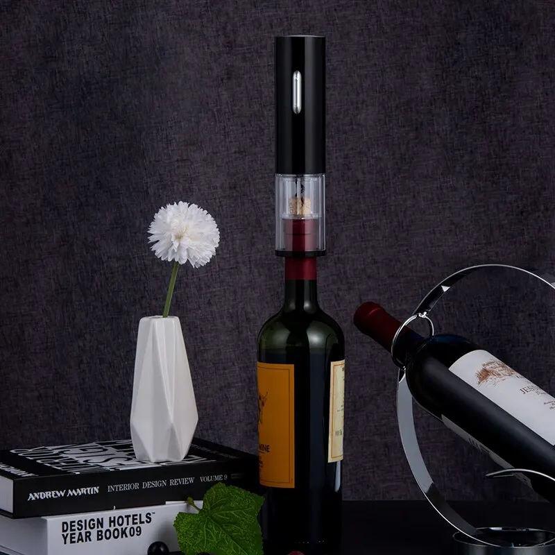 Abridor automático de botellas de vino tinto, accesorio de cocina recargable por USB