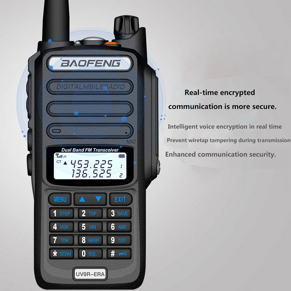 Two Way Radio Baofeng Walkie Talkie UV9R ERA Plus  128 CH 9500mAh VHF UHF Handheld 2 Way Radio Ham CB Radio Comunicador