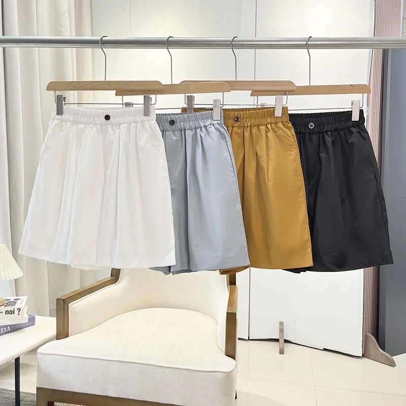 

Повседневные универсальные брюки А-силуэта свободного кроя, цветные, летние, новинка 2025 года, в японском художественном ретро-стиле, с широкими штанинами