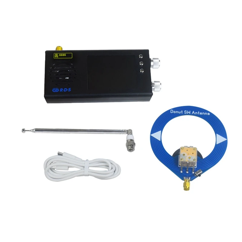 TEF6686 Radio Receiver All Band FM/MW/Shortwave /LW Radio Portable Handheld Radio With Donut Antenna B