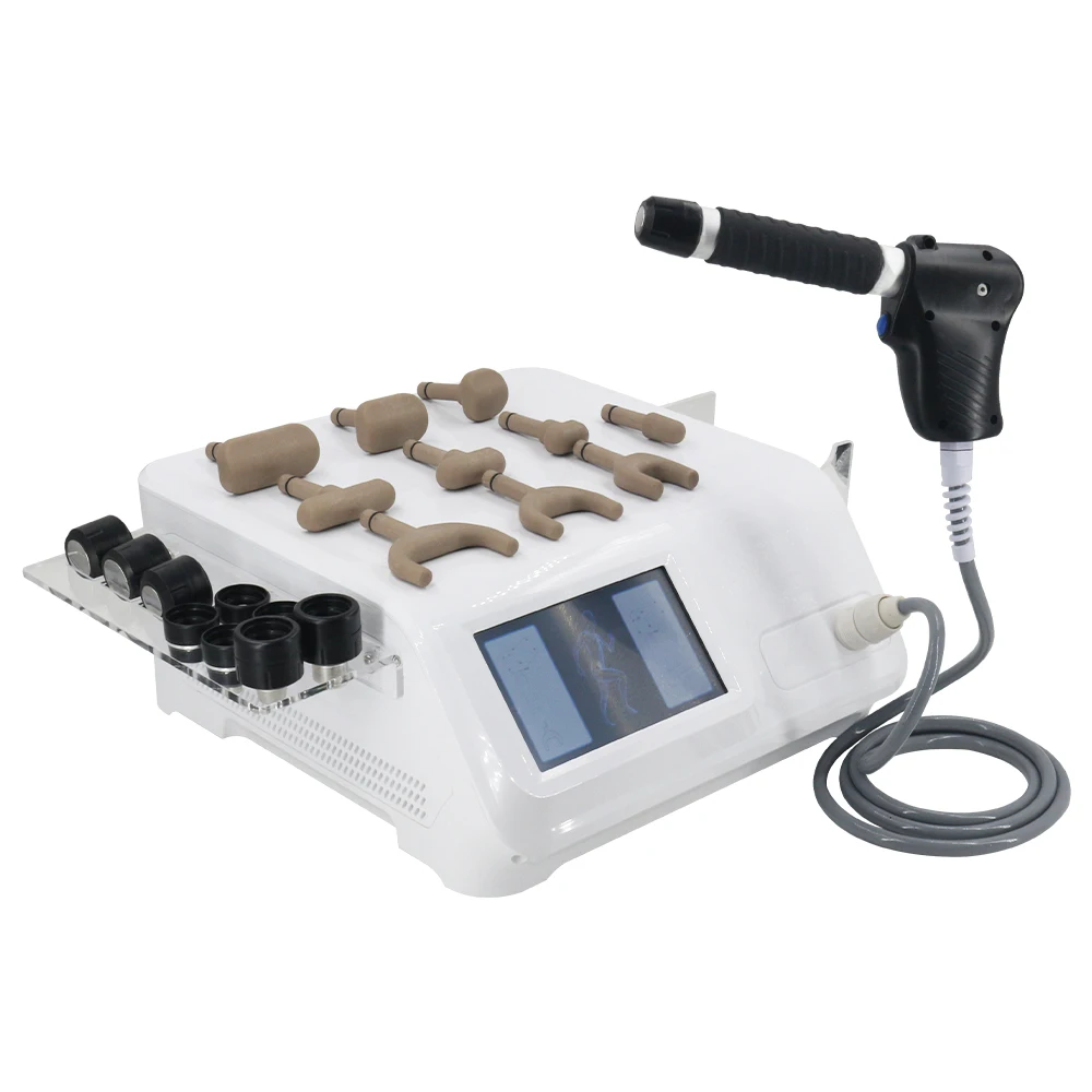 12Bar Pneumatic Shockwave Therapy Machine Relieve Lumbar Pain ED Treatment Deep Massage ﻿Professional Chiropractic Corrector
