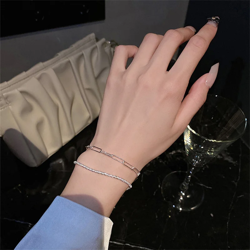 أساور متألقة قابلة للتعديل للنساء هدية مجوهرات الزفاف الأنيقة من جيبسوفيلا