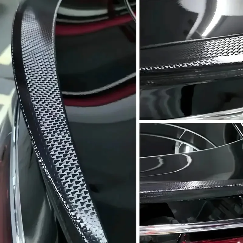 قسط PET ألياف الكربون الفينيل التفاف فيلم الذاتي لاصق نمط الطائرات صائق لتغليف السيارة احباط