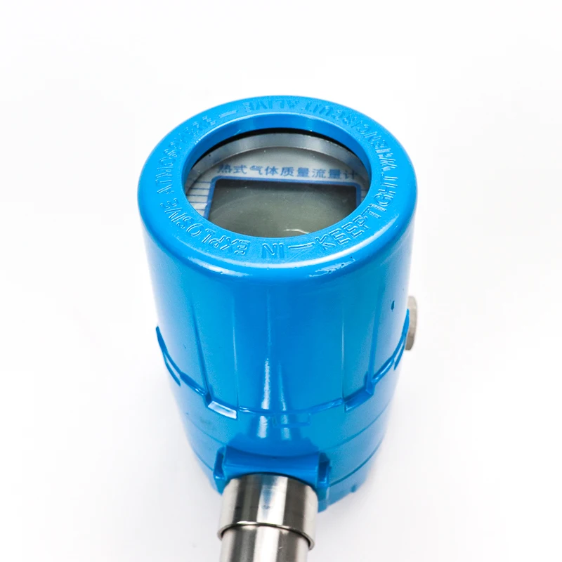 Flowmeter Vortex Online Presisi Tinggi untuk Gas Panas, Mass Flow Meter 2 Inci untuk Gas Butana