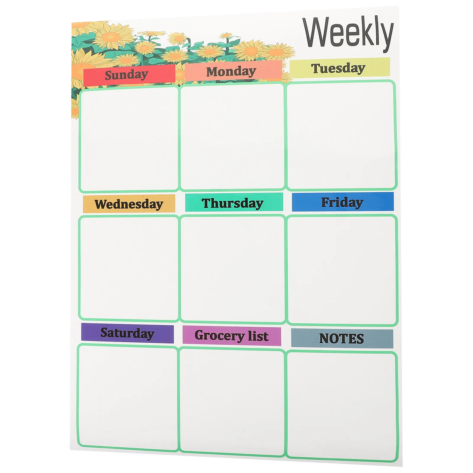 

Magnetic Whiteboard Set Large Dry Erase Fridge Calendar Monthly Planner Writing Board for Home Office Organization
