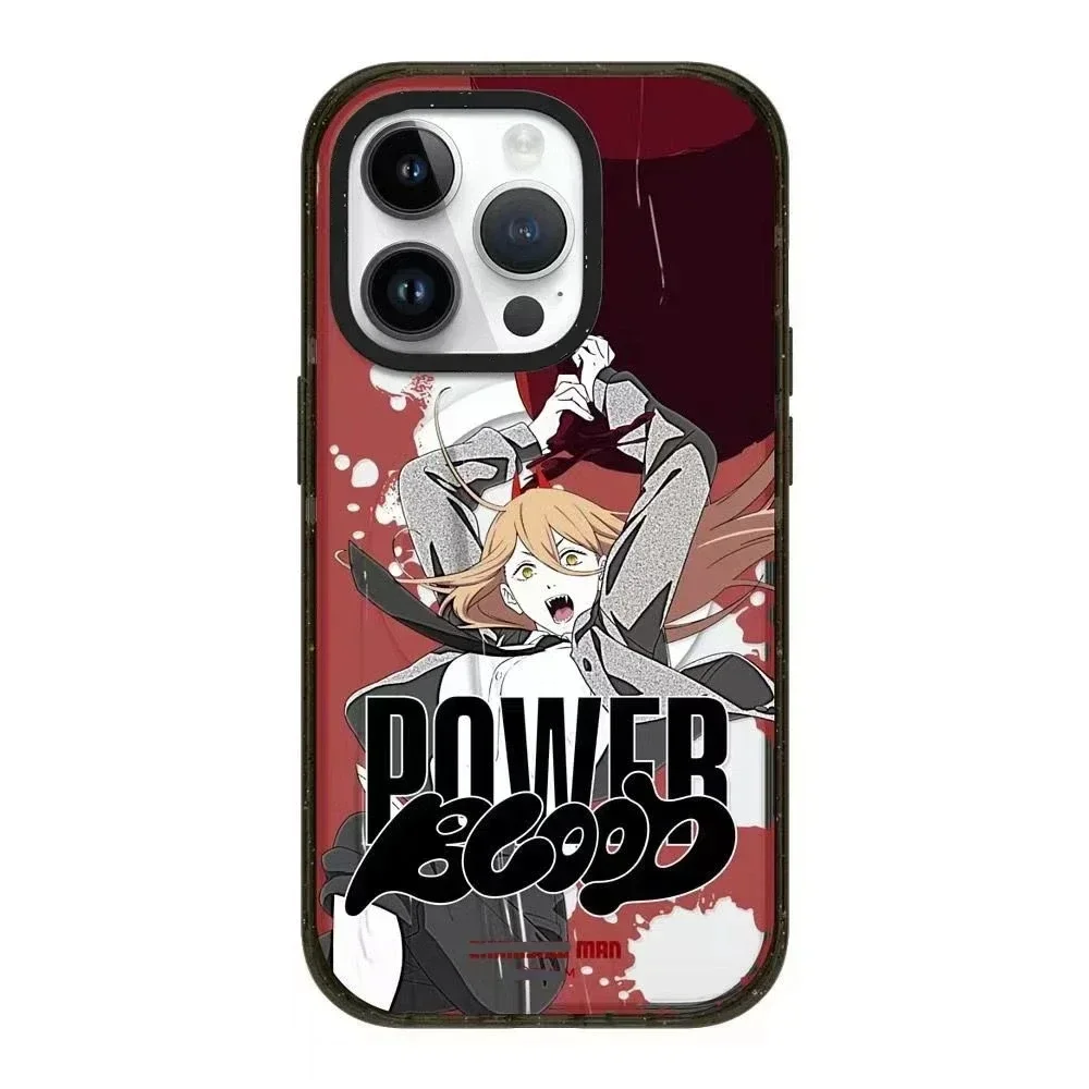 

Magsafe Acrylic Anime Chainsaw Phone Case Cover for iPhone 12 13 14 15 Pro Max Case for iPhone 15 ProMax