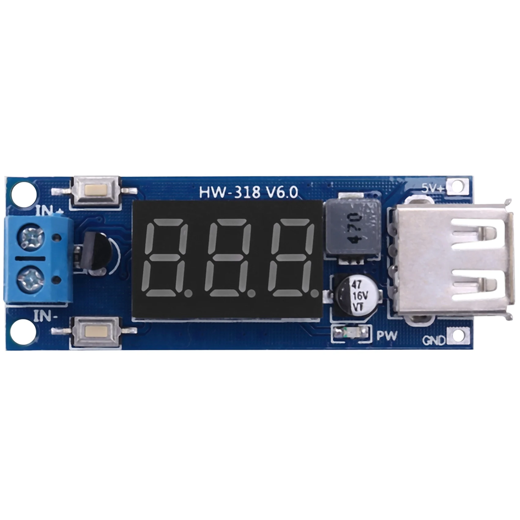 A98Z DC-DC 4.5-40V Step Down LED Volt Meterr USB Voltage Converter Buck Module 5V/2A