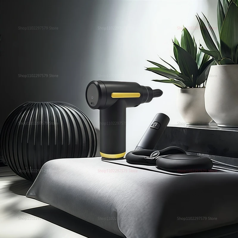 مسدس تدليك كهربائي للأنسجة العميقة لاسترخاء العضلات والرقبة والجسم وتخفيف آلام الظهر واللياقة البدنية والكتف