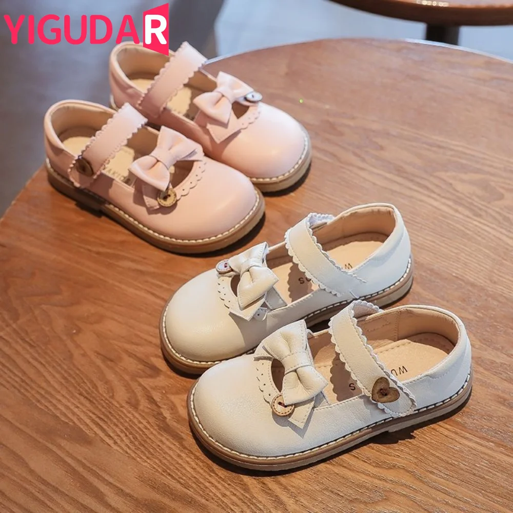 

2023 Newest Summer Kids Shoes Fashion Leathers Sweet Children Sandals For Girls Toddler Baby Breathable Hoolow Out Bow Shoes