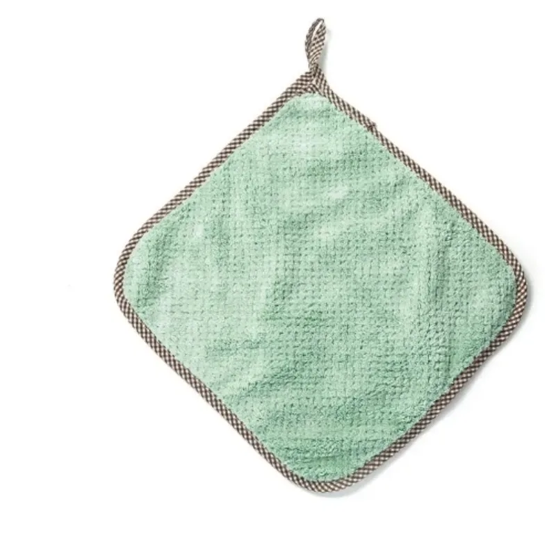 

Coral fleece double-sided absorbent cloth, thickened and not easy to shed hair, dishwashing cloth, kitchen dishwashing cloth