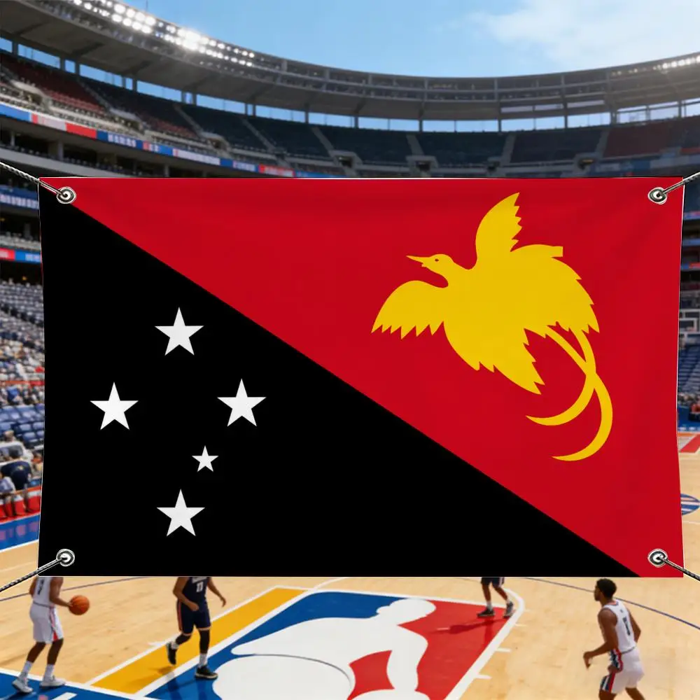 Papua New Guinea Custom Flag Wall Hanging Tapestry Banner Decorative Background Art For Bedroom Dorm Outdoor Home Party Decor