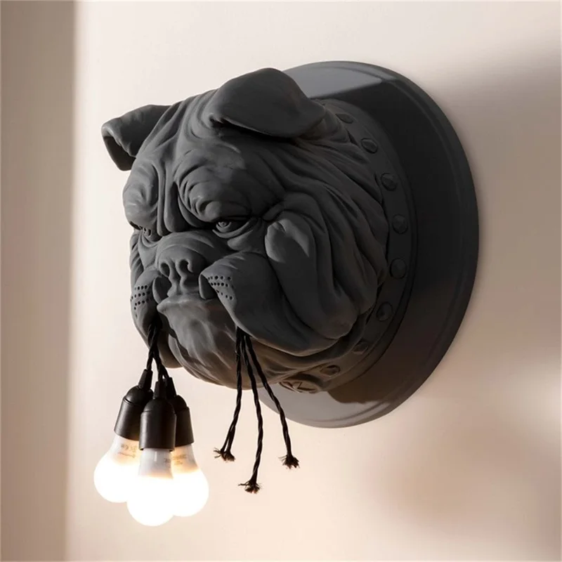 ULANI Nordic Indoor Wall Lamps Fixture Modern LED Sconces Creative Dog Shape Novel For Home Foyer Corridor