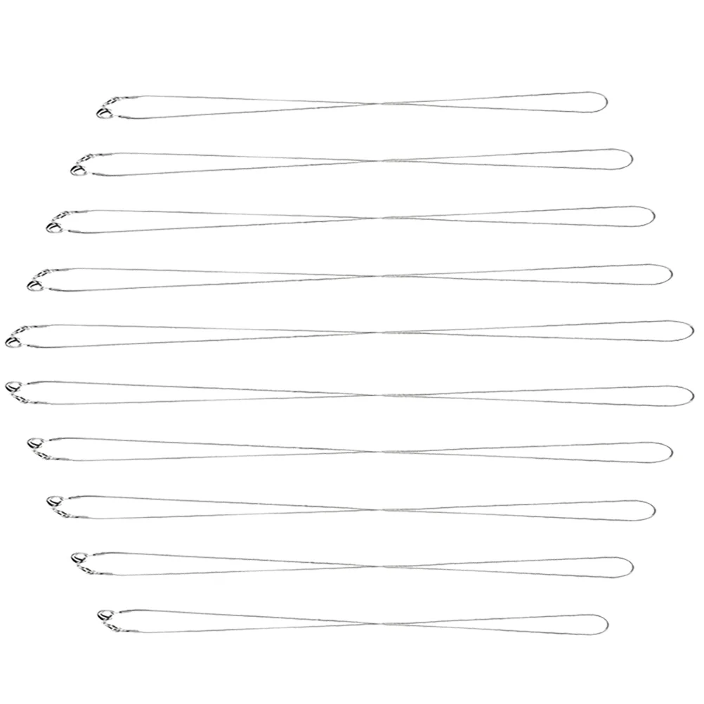 10 Pcs Fiesta Necklace Jewellery Findings Sterling Silver Snake Chain Bulk 20 Inch