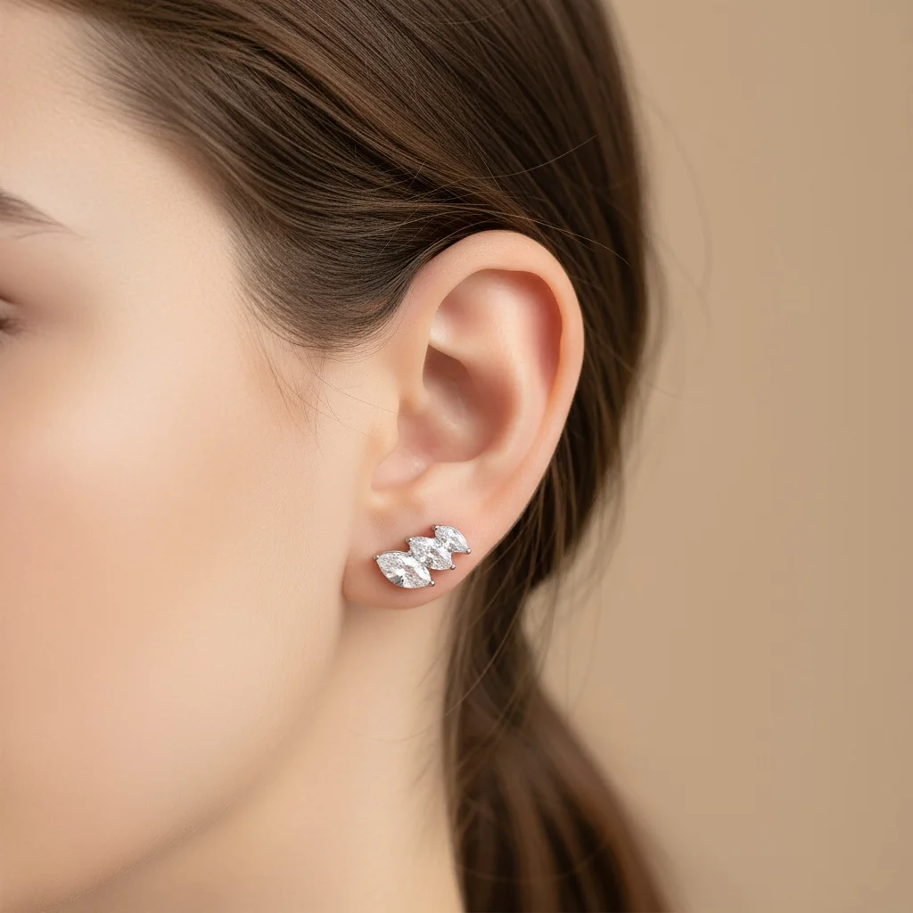 هيبوالرجينيك G23 تيتانيوم قطرة الماء تشيكوسلوفاكيا الأذن مسمار-ATM F136 ثقب الغضروف الصف زرع