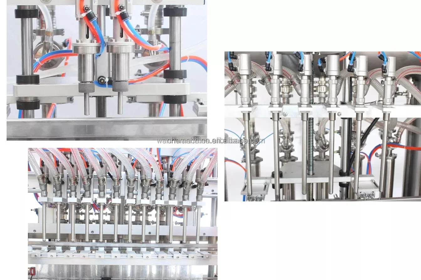 WANHE Automatic Juice Plant Manufacturing Machine Drink Making Machine Liquid Bottle Filling Capping and Labeling Machine