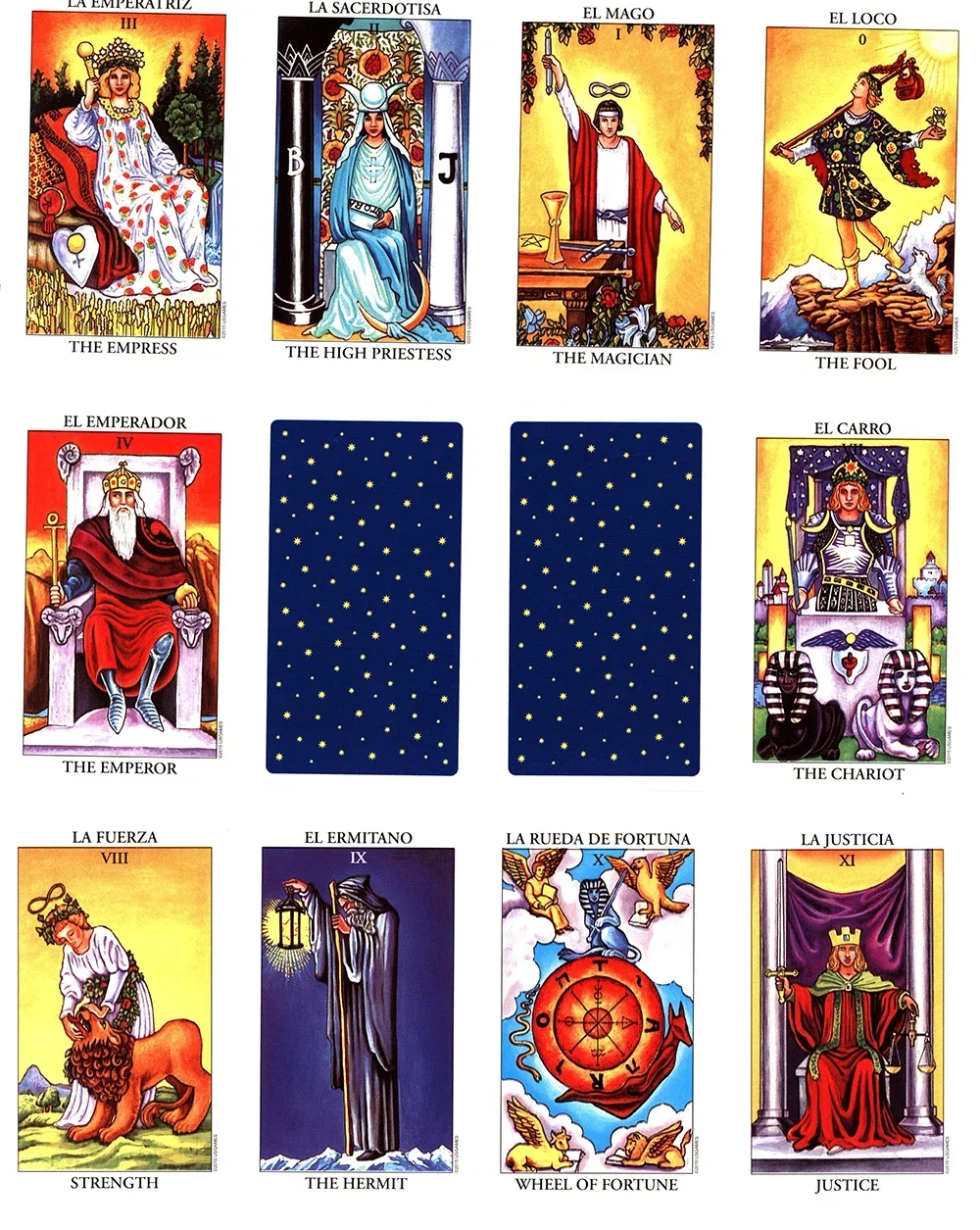 Rider Waite Tarot Cards Classic Tarot Spanish English Version Divination Fate Forecasting Prophecy THE MAGICIAN Table Games