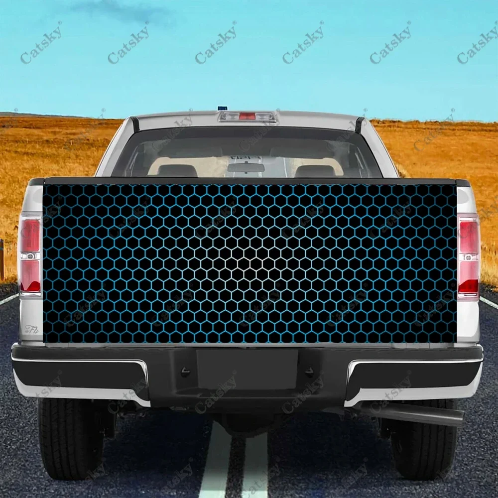 honeycomb hexagon Car sticker rear car rear appearance modification package suitable for car truck sticker