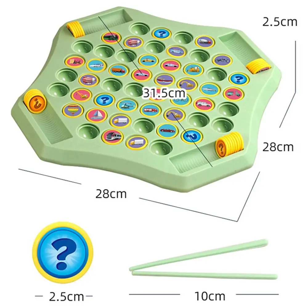 لعبة الذاكرة فليب الفاكهة، شطرنج فليب الذاكرة مع بطاقات منقوشة، تدريب التركيز على شطرنج الوجه على شكل حيوان مع رقعة الشطرنج