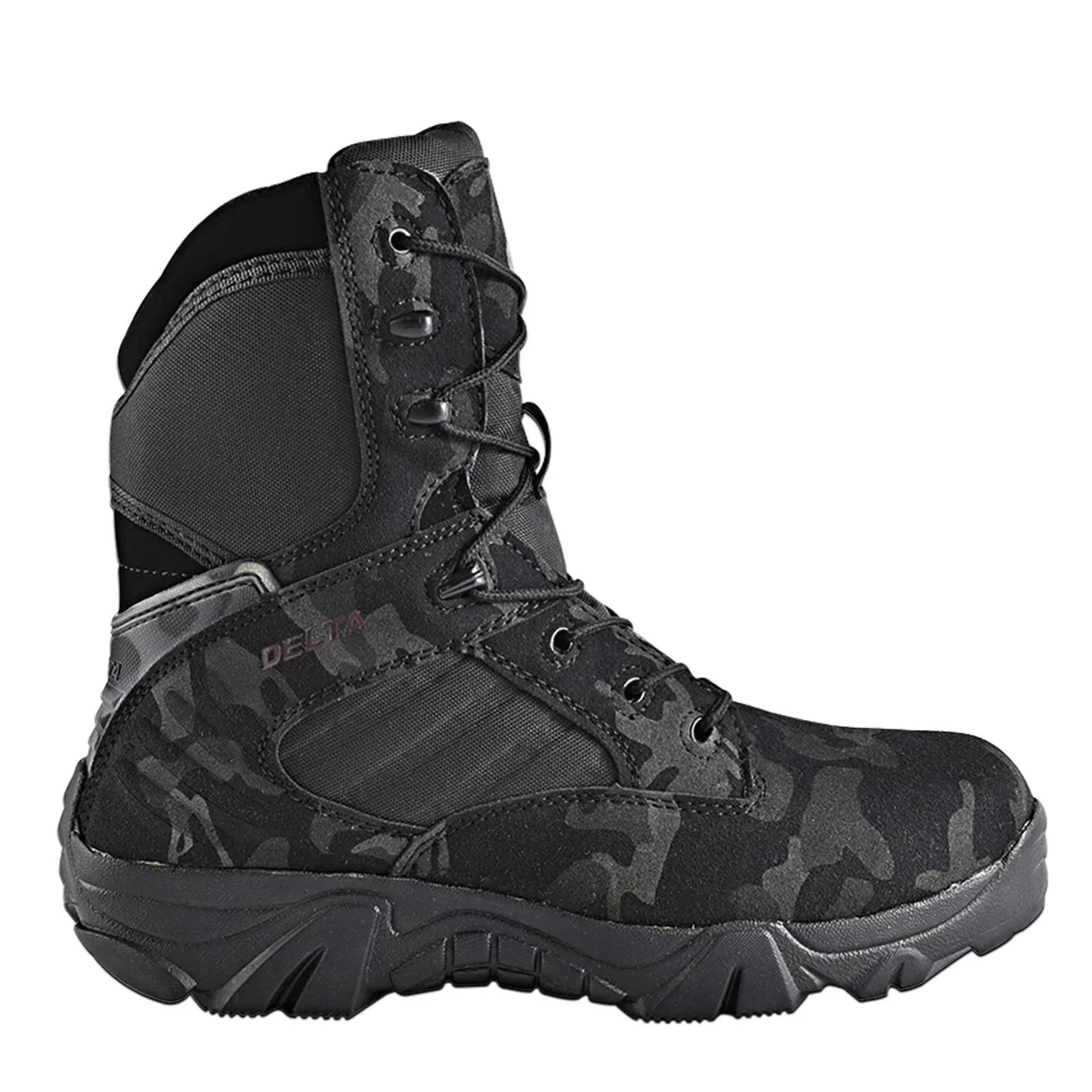 Botas tácticas de invierno de cuero para hombre - desierto resistente - imagen 3
