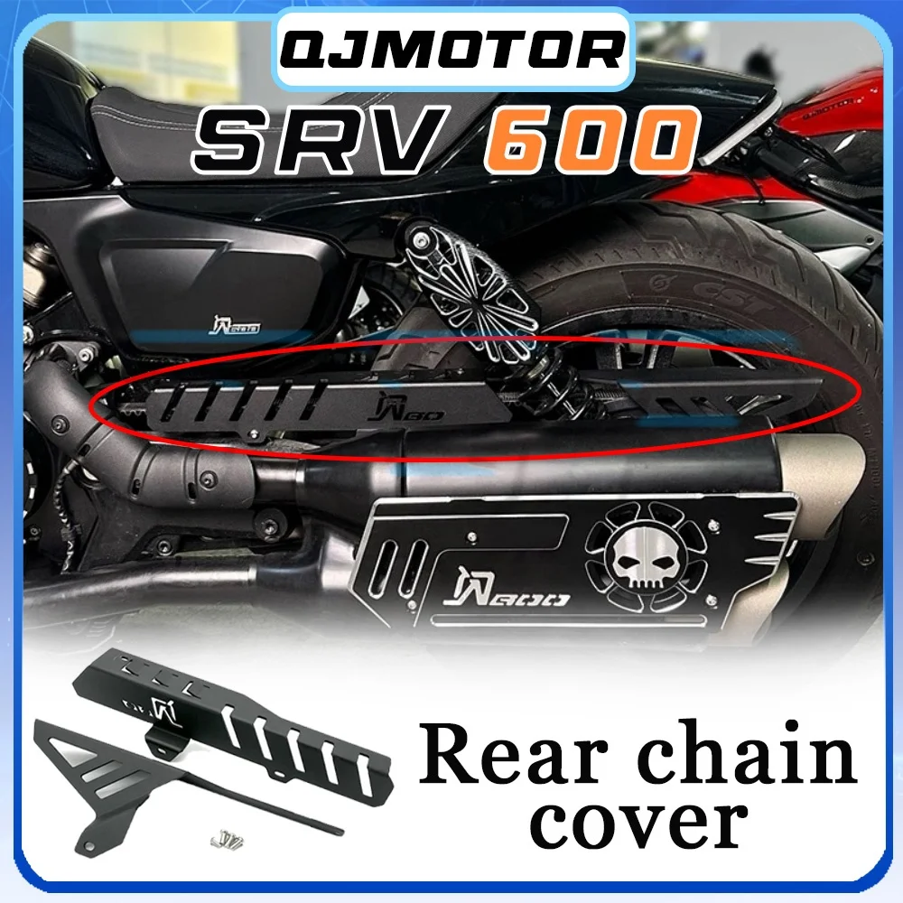 Not easily deformed aesthetically pleasing and practical QJMOTOR SRV 600 rear chain cover srv 600 600 srv