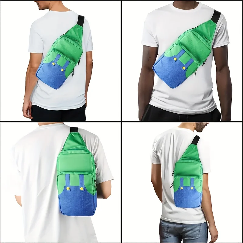 Cute Travel Bag For Switch/Lite/OLED/Steam Deck, Small Sling Portable Waterproof Backpack Carrying Shoulder Bag Case