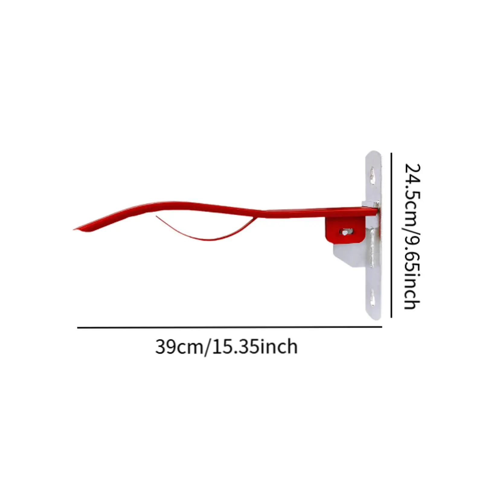 رف سرج قابل للطي على الحائط، ملحقات ثابتة شديدة التحمل، سهلة التركيب، منظم سرج موفر للمساحة للحظيرة والمزرعة #6