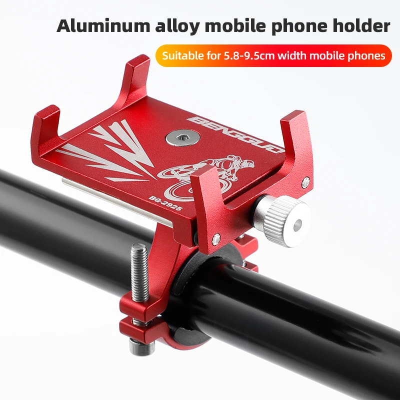 Untoom uchwyt na telefon rowerowy ze stopu aluminium uniwersalny metalowy rower kierownica motocykla stojak do montażu telefonu komórkowego akcesoria rowerowe — zdjęcie produktu 2