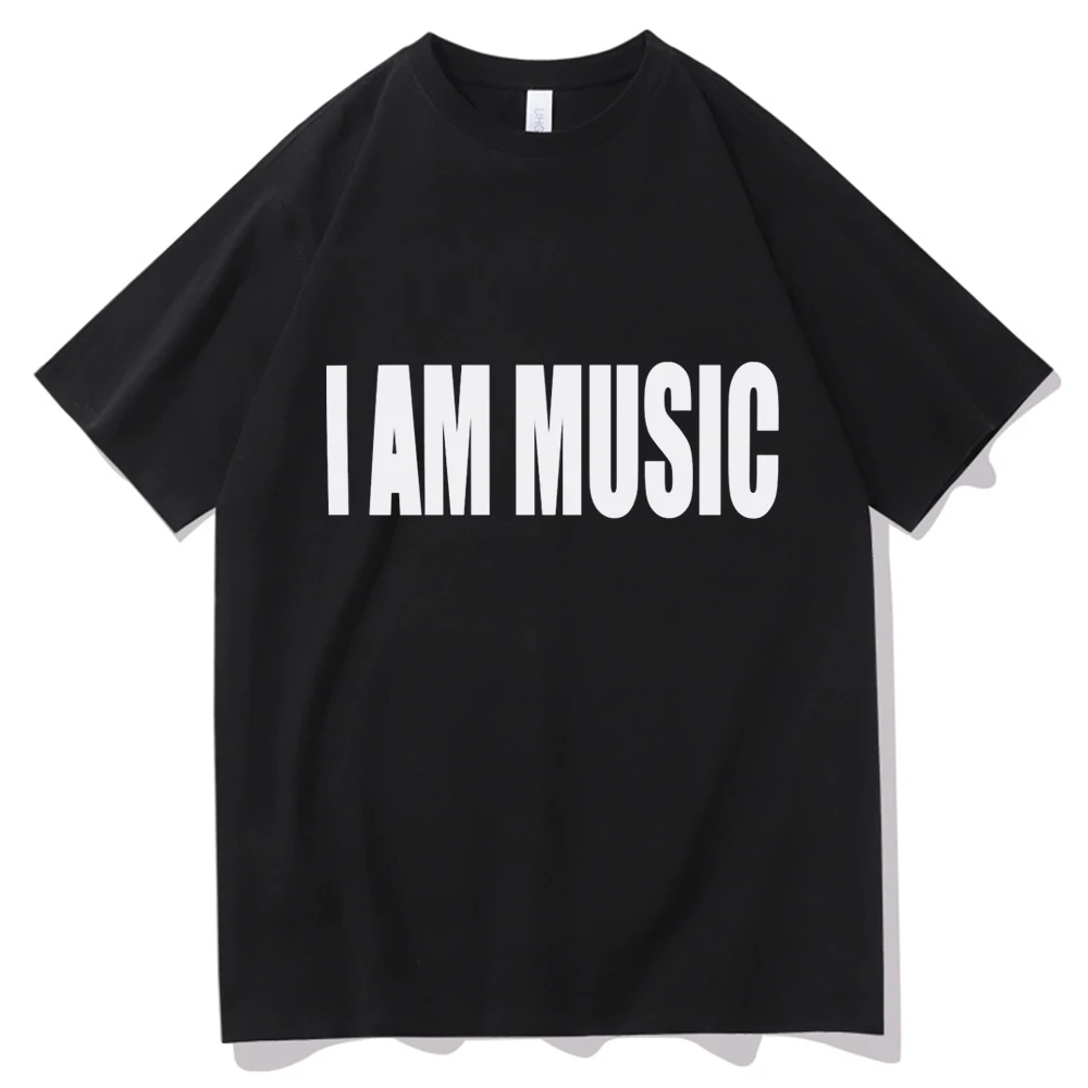 أنا موسيقى Playboi Carti 2025 تي شيرت رجل إمرأة Harajuku س الرقبة الصيف قميص غير رسمي
