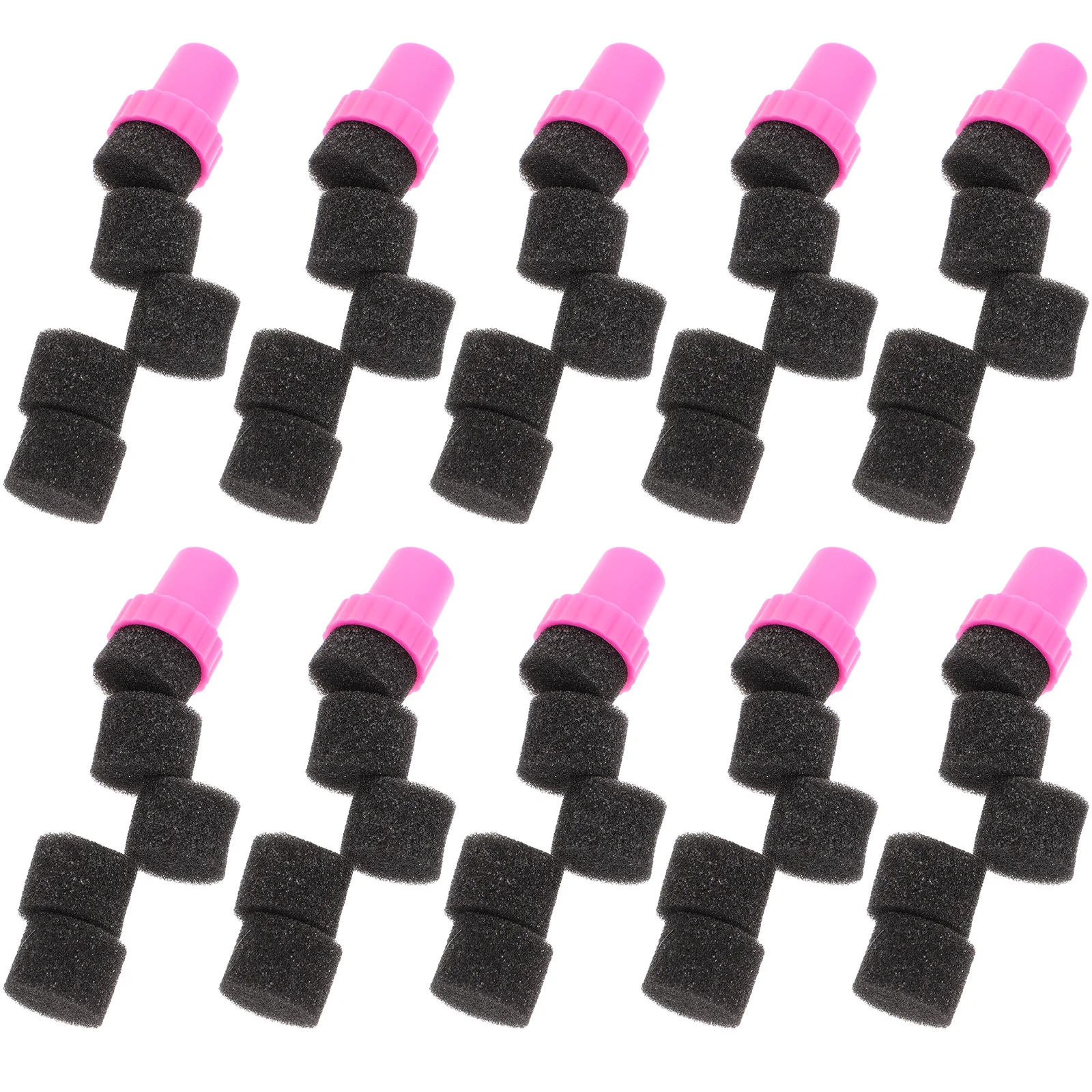 Blocs d'éponge dégradés pour manucure, tampon pour Nail Art, pour débutants, outil d'éponge élastique de qualité supérieure pour un aspect naturel élégant, 10 pièces
