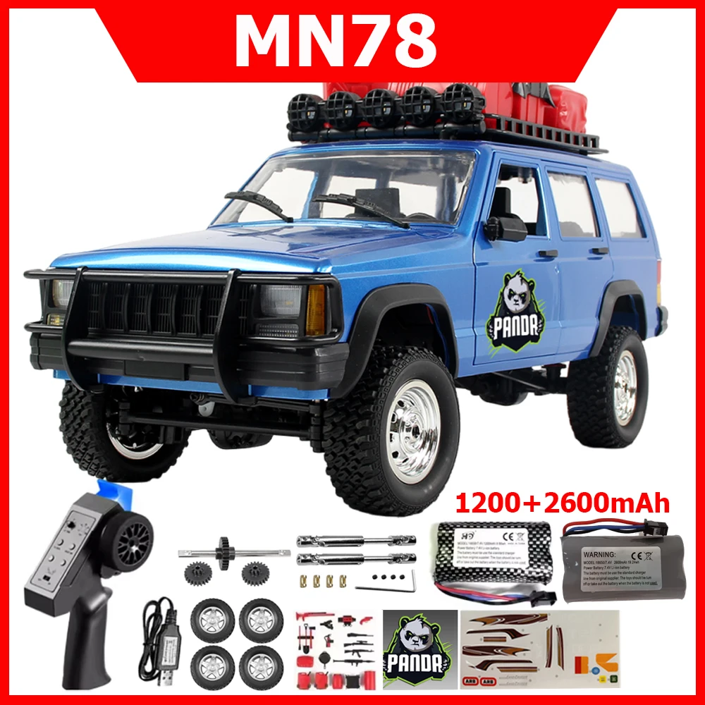 MN78 1:12 RC سيارة MN نموذج RTR نسخة RC سيارة 4WD 280 موتور المهنية على الطرق الوعرة RC 2.4G سيارة التحكم عن بعد للبنين هدايا