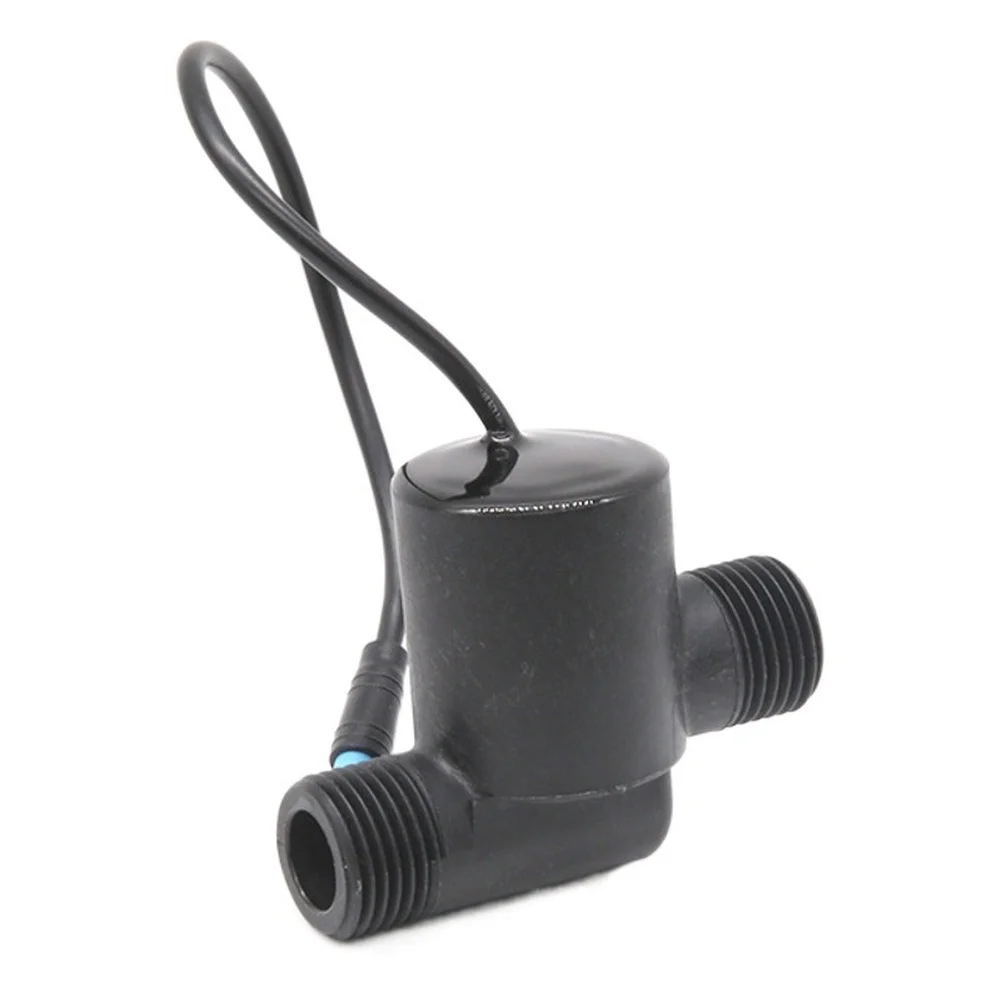

Digital Display Water Flow Generator Faucet For Smart Bathroom Real Time Monitoring ABS Black Heating Cooling Accessories