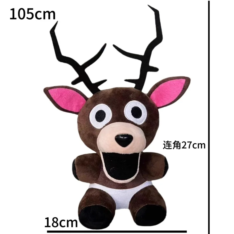 99 noches en el bosque ciervo de juguete de peluche película periférica suave Animal relleno ciervo muñeca Fans regalo de cumpleaños juguete para niños regalos