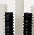 10~50Pcs Black/White Cross Recessed Round Head Machine Screw M2 M2.5 M3 M4 M5 M6 M8 Nylon Plastic Insulation Phillips Screw Bolt