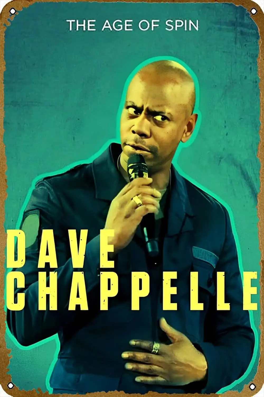Dave Chappelle: The Age of Spin (2017) Tin Signs Vintage Movies Poster 8x12 Classic Film Metal Tin Sign sign