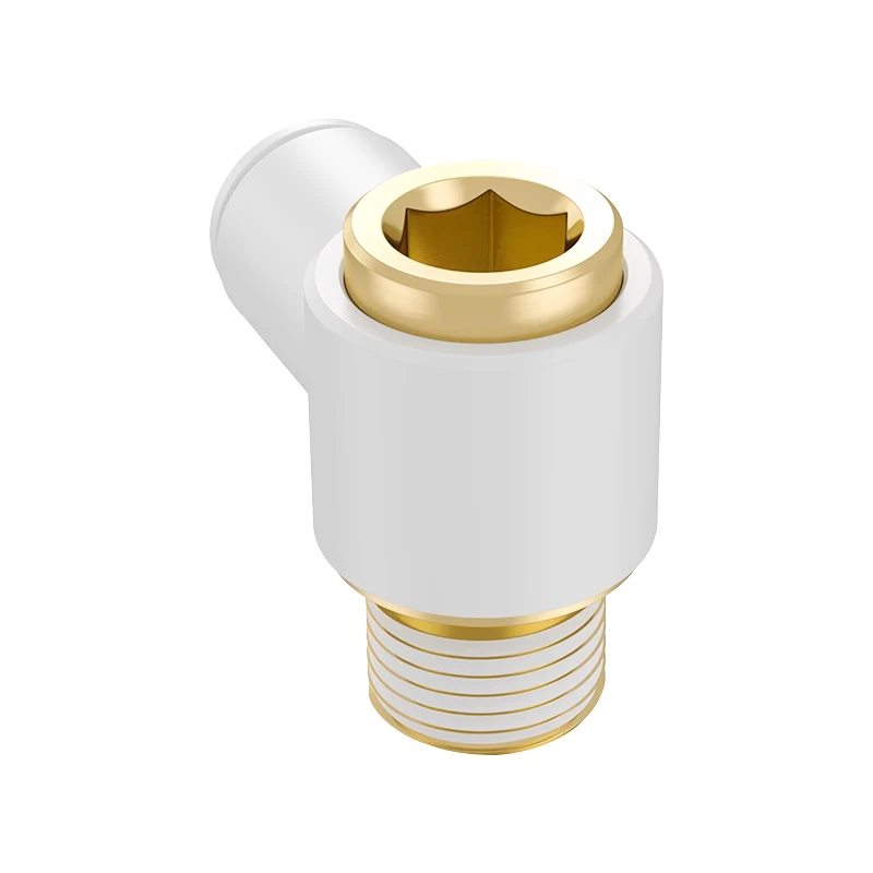 Endotracheal hexagonal single head universal quick plug connector