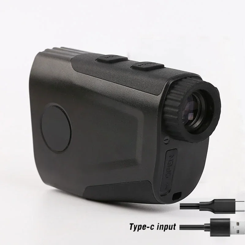 rangefinder USB rechargeable lock flag vibration 750 yards ranging altimeter