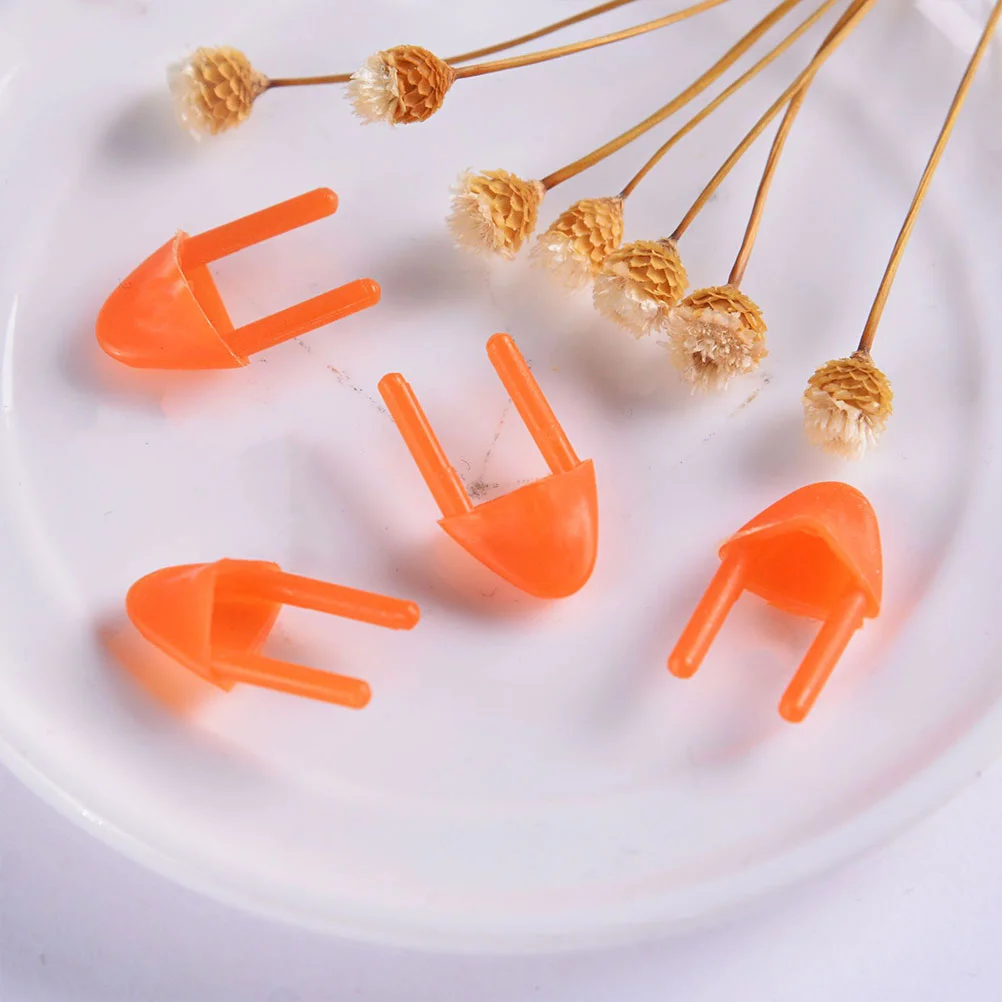 140 Pcs Beak Accessories Plastic Mouth for Animal Toy Fake Chicken Bird DIY Toys Children Duckbill